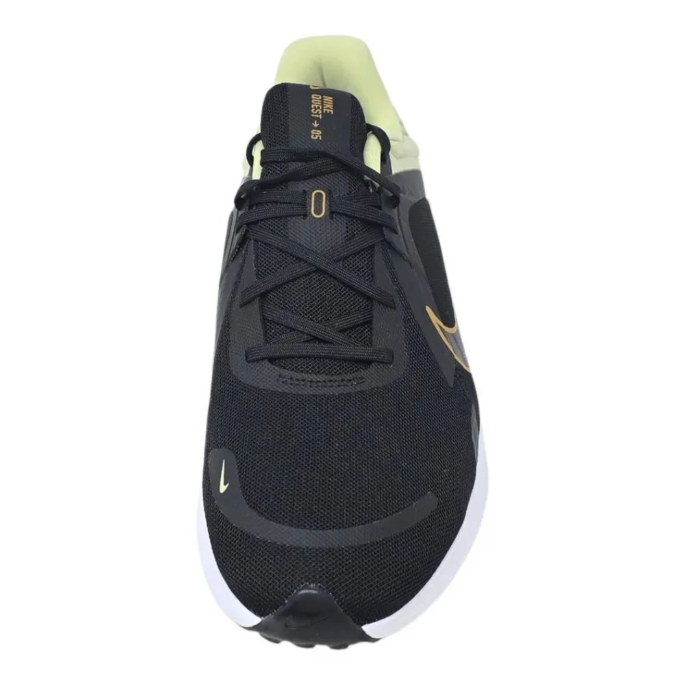 Nike Mens Quest 5 Black Olive Bronzine Sneakers Running Shoes DD0204 301
